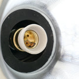 black enamel lampshade for a Holophane lamp, origin Soviet Union