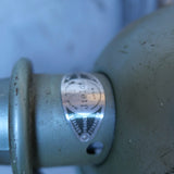 Lampe atelier industrielle Jielde 2 bras vert gris