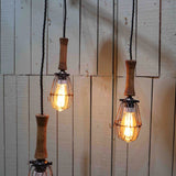 3x3 piece en grappe 1x6 piece  lampe baladeuse new york  cable manche bois