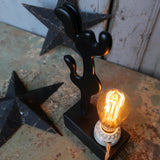 lampe ampoule Edison avec moule a ballon de baudruche noir / r1