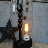 lampe ampoule Edison avec moule a ballon de baudruche noir / r5