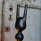 lampe ampoule Edison avec moule a ballon de baudruche noir / r5