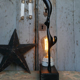 Edison bulb lamp with black balloon mold / r4