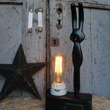 Edison bulb lamp with black balloon mold / r4