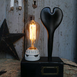 lampe ampoule Edison avec moule a ballon de baudruche noir / r3