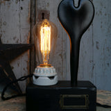 lampe ampoule Edison avec moule a ballon de baudruche noir / r3