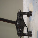 Rare Lampe O.C. White Industrielle fixation murale applique