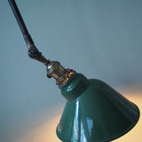 Rare Lampe O.C. White Industrielle fixation murale applique