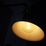 Rare Lampe O.C. White Industrielle fixation murale applique