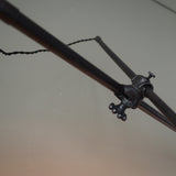 Rare Lampe O.C. White Industrielle fixation murale applique