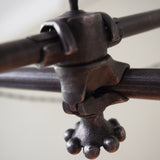 Rare Lampe O.C. White Industrielle fixation murale applique