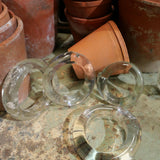 handmade glass rings used on old silk weaving looms