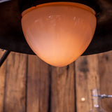 Opaline globe wall-mounted surgical lamp