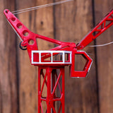Antique toy large crane with driver