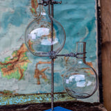 pied de laboratoire verrerie ancien tube