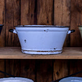 old enamel basin