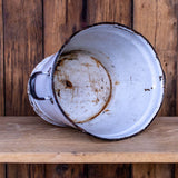 old enamel basin