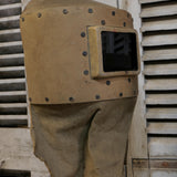 curiosité ancien masque de soudeur de pays de l'Est  / ref C02