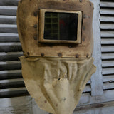 curiosité ancien masque de soudeur de pays de l'Est  / ref C09