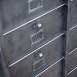 Industrial cabinet with 15 drawers, Strafor, 1950