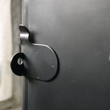 antique large industrial locker unit with 14 doors
