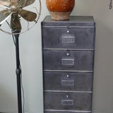 ancien meuble 5 casiers industriel a clapet Roneo 50/60