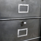 ancien grand meuble 15 casiers industriel strafor plateau pin massif