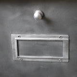 ancien meuble console 10 casiers industriel a clapet roneo 1950 plateau chene massif