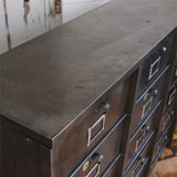 ancien grand meuble 15 casiers industriel strafor