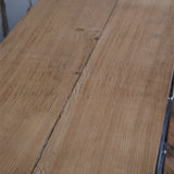 meuble console 8 casiers industriel clapet Roneo plateau chene massif
