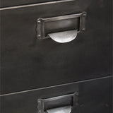 ancien grand meuble 10 casiers industriel