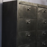 ancien grand meuble 10 casiers industriel