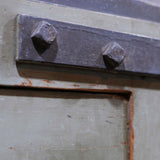 Large vintage bakery cabinet with drawers and trolley, in original condition.