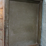 Large vintage bakery cabinet with drawers and trolley, in original condition.