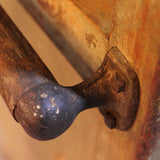 Large vintage bakery cabinet with drawers and trolley, in original condition.