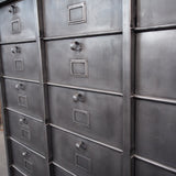 ancien grand meuble 15 casiers industriel strafor plateauchene massif