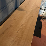 Meuble industriel à clapets - Buffet métal et plateau chêne massif