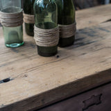 enfilade industrielle 12 compartiments atelier militaire plateau vieux chene massif