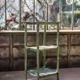 sellette industrielle d atelier patine d origine verte