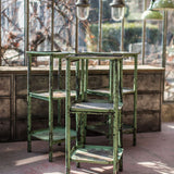 sellette industrielle d atelier patine d origine verte