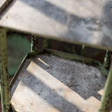 sellette industrielle d atelier patine d origine verte