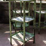 sellette industrielle d atelier patine d origine verte