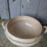 Antique Salins tureen with Trianon decor