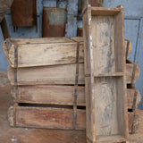 Double brick mold wooden box