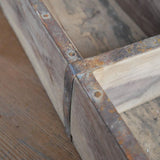 Double brick mold wooden box