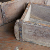 Double brick mold wooden box