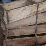 Double brick mold wooden box