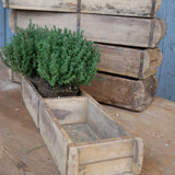 Double brick mold wooden box