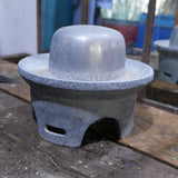 ancien moule industriel a chapeau en fonte d'alu