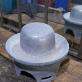 ancien moule industriel a chapeau en fonte d'alu